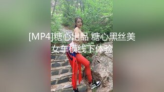 [MP4]糖心出品 糖心黑丝美女车模线下体验