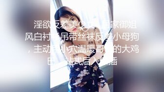 ✿淫欲反差美少女✿居家御姐风白衬衫吊带丝袜反差小母狗，主动用小穴温暖哥哥的大鸡巴，站式后入爆插