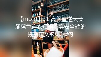 【mccd】31 高颜值逆天长腿蓝色连衣短裙不穿安全裤的骚货美女被CD窄内