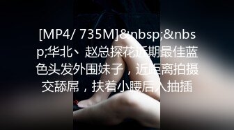 [MP4/ 735M]&nbsp;&nbsp;华北丶赵总探花近期最佳蓝色头发外围妹子，近距离拍摄交舔屌，扶着小腰后入抽插