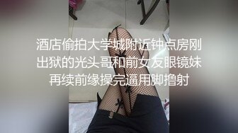 酒店偷拍大学城附近钟点房刚出狱的光头哥和前女友眼镜妹再续前缘操完逼用脚撸射