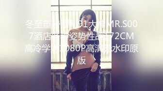 冬至重磅福利91大神MR.S007酒店各种姿势性战172CM高冷学姐1080P高清无水印原版