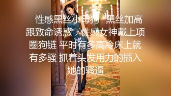 ✅性感黑丝小母狗✅黑丝加高跟致命诱惑，性感女神戴上项圈狗链 平时有多高冷床上就有多骚 抓着头发用力的插入她的骚逼