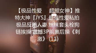 【极品性爱❤️超颜女神】推特大神『JYS』最强性爱私拍 极品反差人妻 丝袜套头栓狗链挨操 震撼3P前裹后操《刺激》 (11)