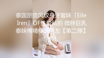 泰国朋克风纹身牙套妹「Elle Iren」OF性爱私拍 微胖巨乳泰妹榨精瘦弱男友【第二弹】 (5)